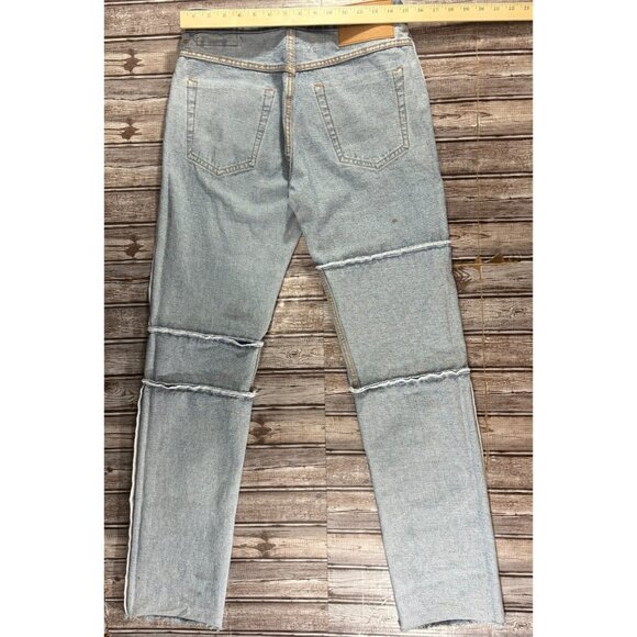 MM6 Maison Margiela Inside Out Jeans size 42 US 6 color blue - Picture 6 of 11